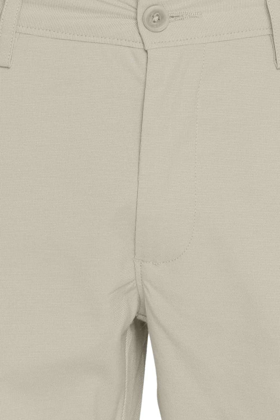 BASICS TAPERED FIT SILVER GREEN STRETCH TROUSER