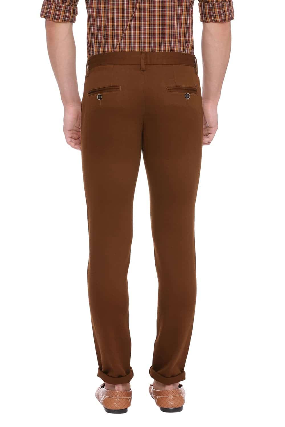 BASICS TAPERED FIT STRETCH TROUSER