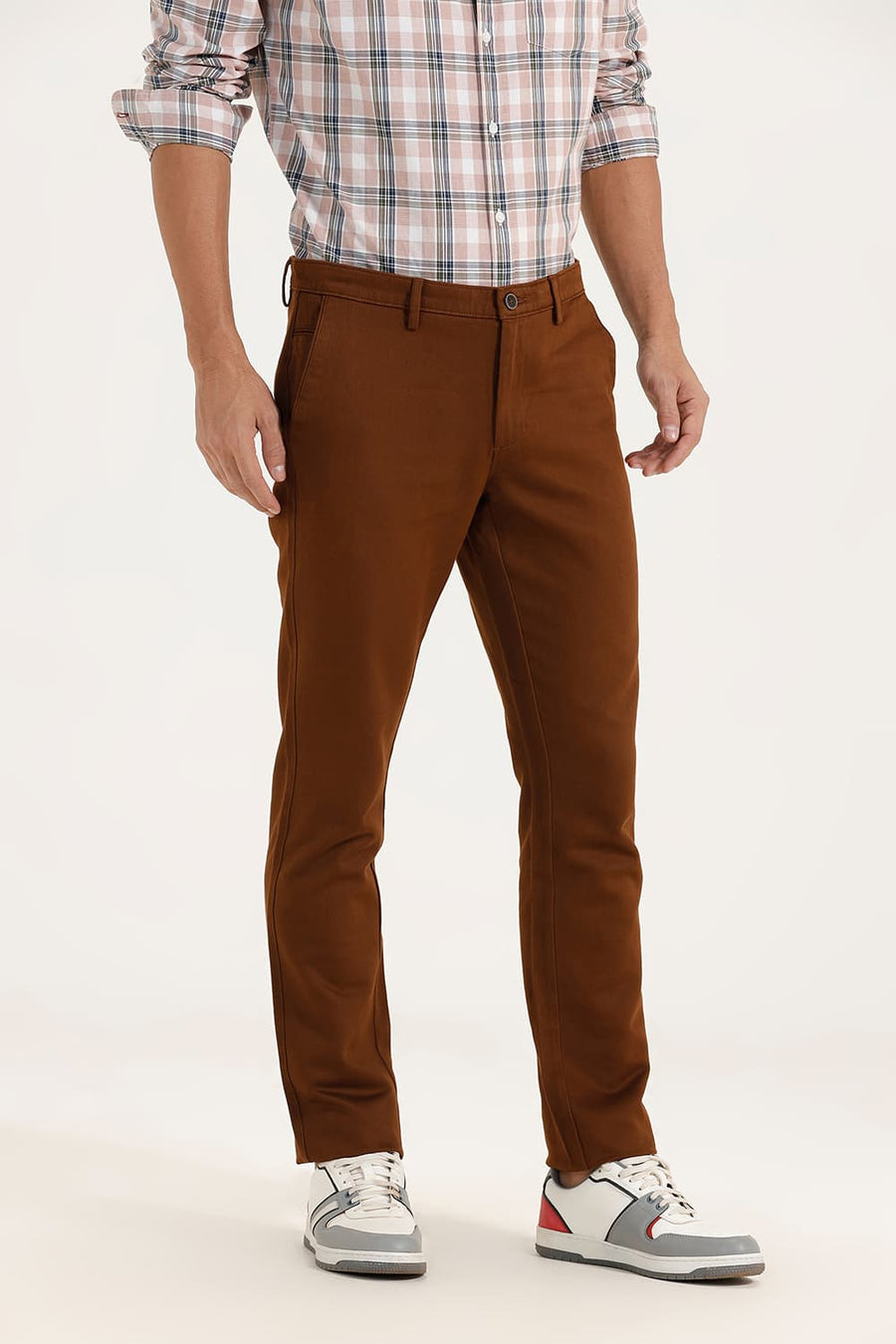 BASICS TAPERED FIT MONKS ROBE STRETCH TROUSER