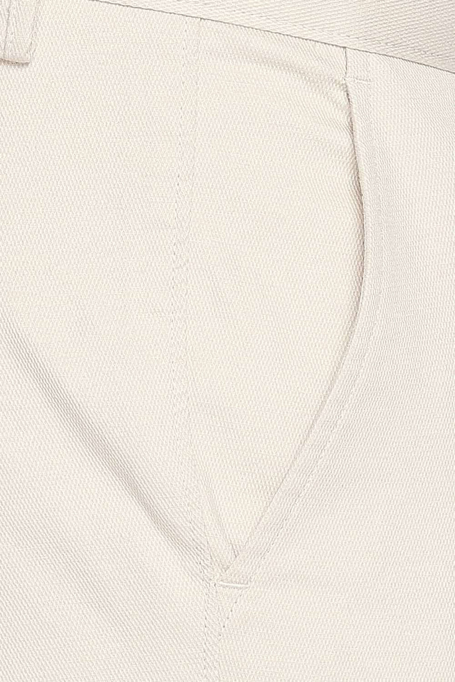 BASICS TAPERED FIT OYSTER GREY STRETCH TROUSER