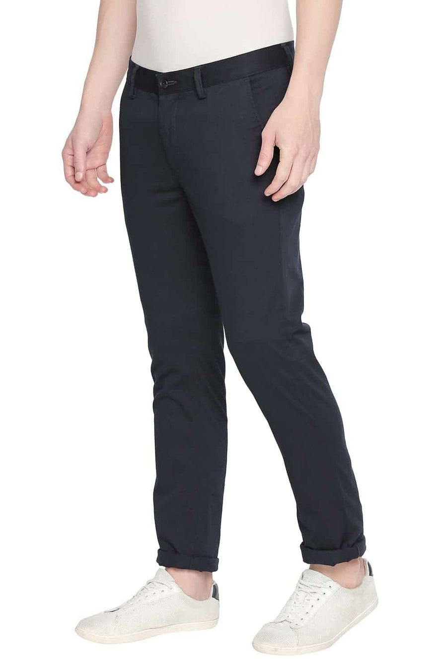 BASICS TAPERED FIT TOTAL ECLIPSE STRETCH TROUSER