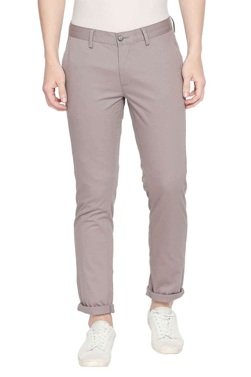 BASICS TAPERED FIT STRETCH TROUSER