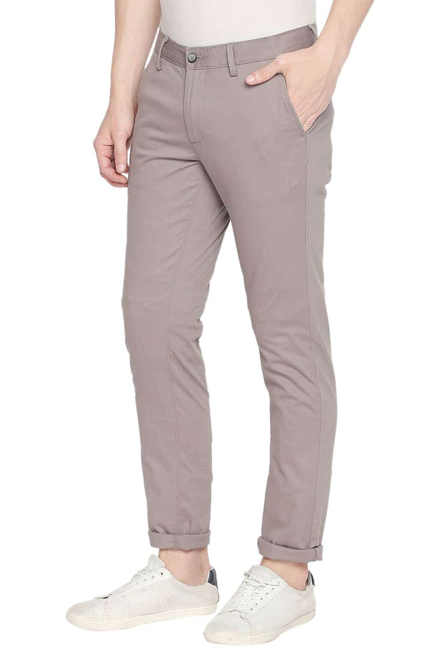 BASICS TAPERED FIT GRIFFIN STRETCH TROUSER