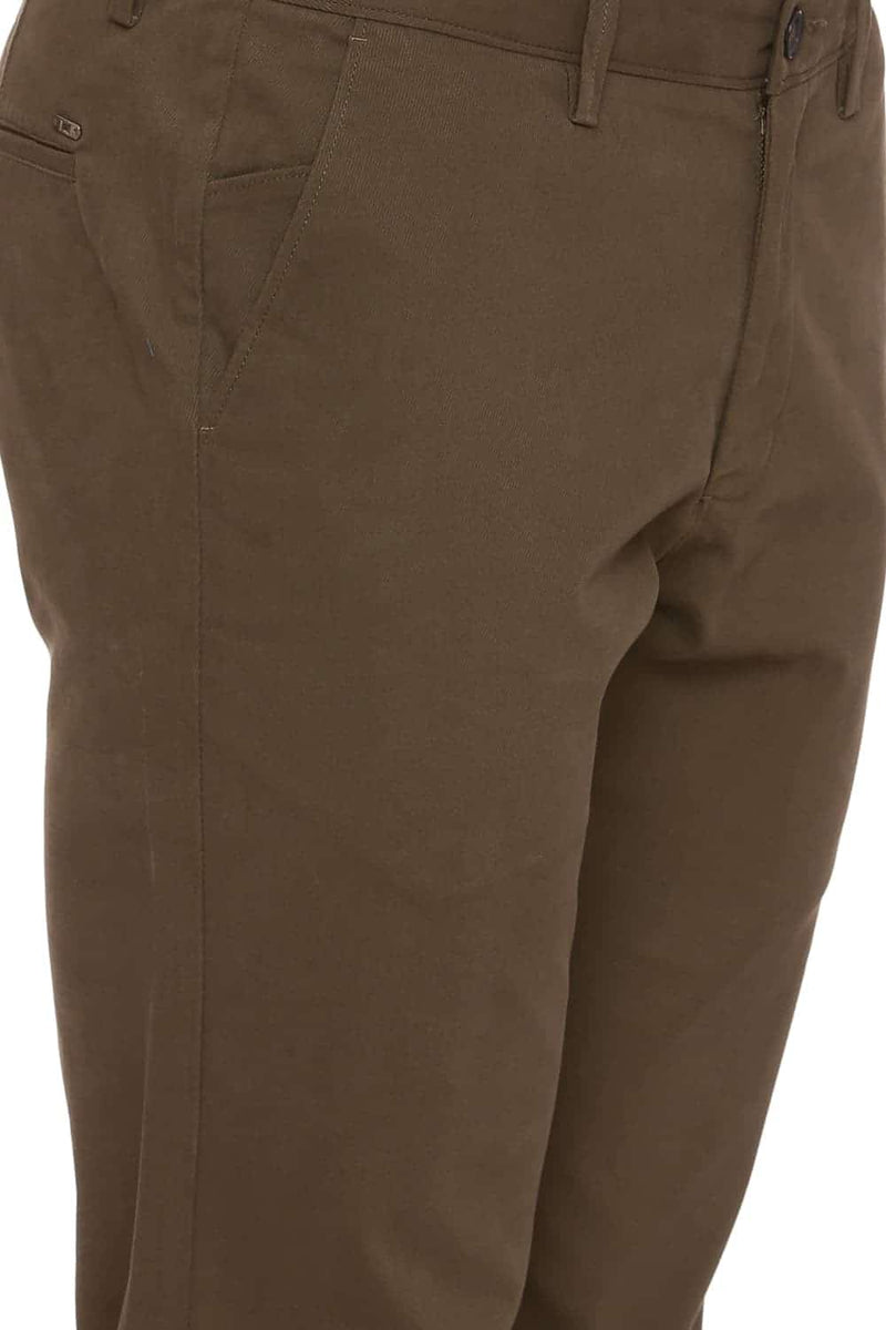 BASICS TAPERED FIT STRETCH TROUSER