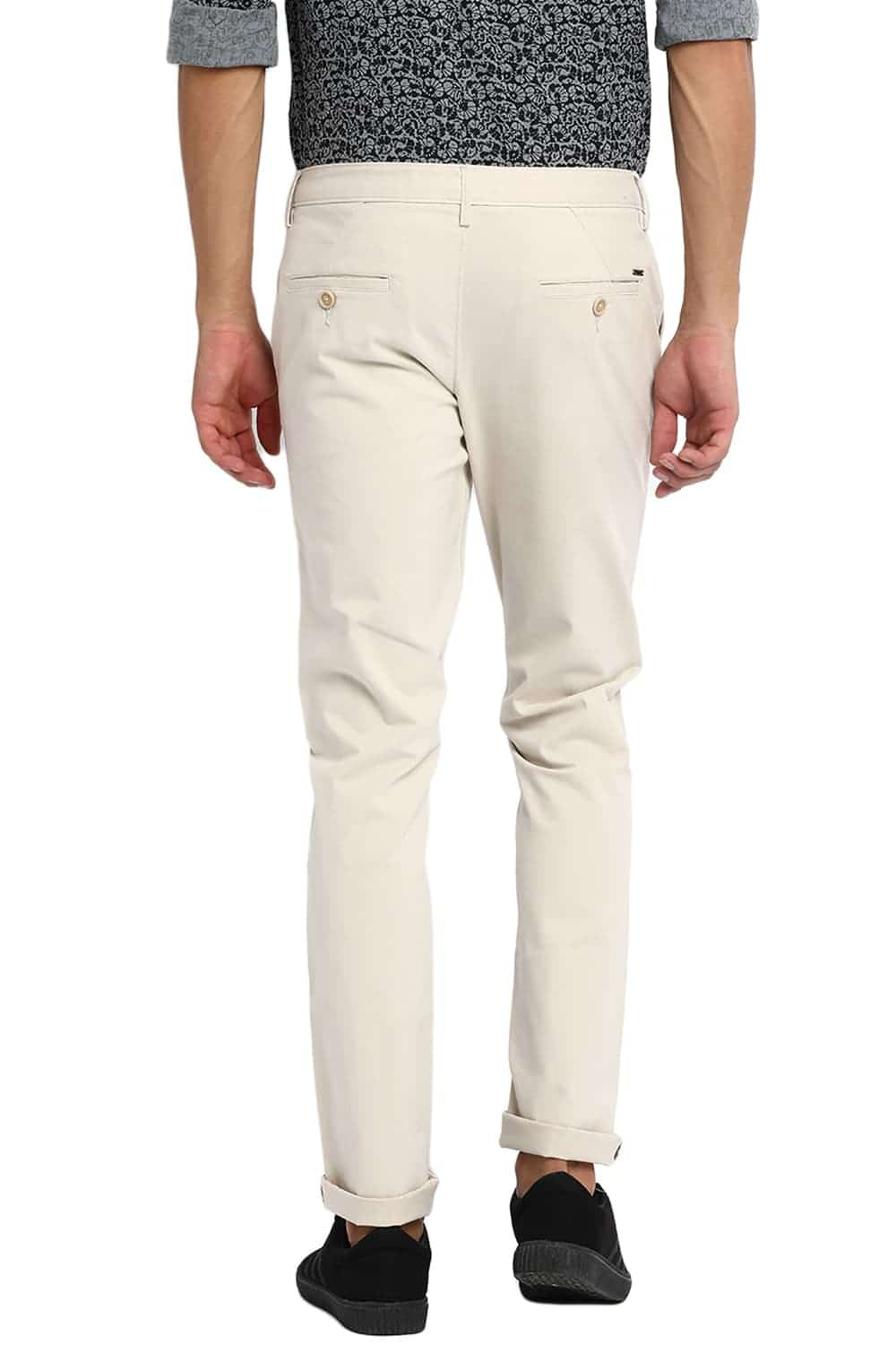 BASICS TAPERED FIT STRETCH TROUSER