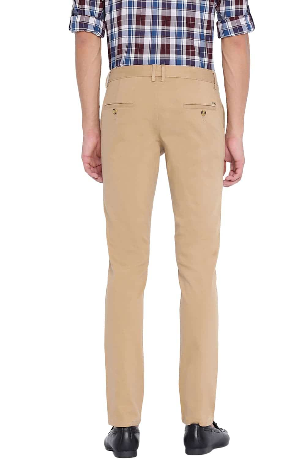 BASICS TAPERED FIT STRETCH TROUSER