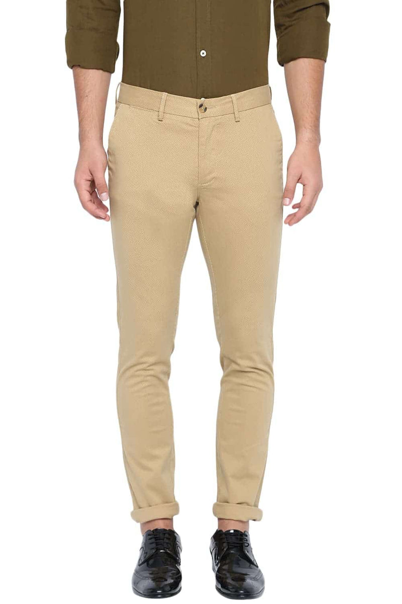 BASICS TAPERED FIT STRETCH TROUSER