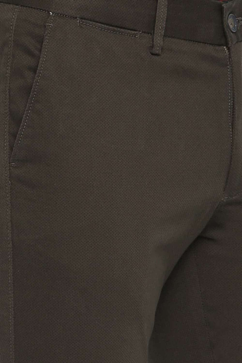 BASICS TAPERED FIT STRETCH TROUSER