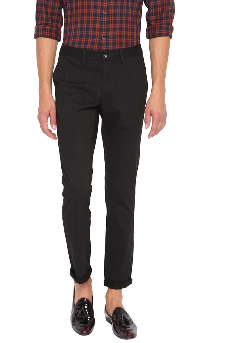 BASICS TAPERED FIT STRETCH TROUSER