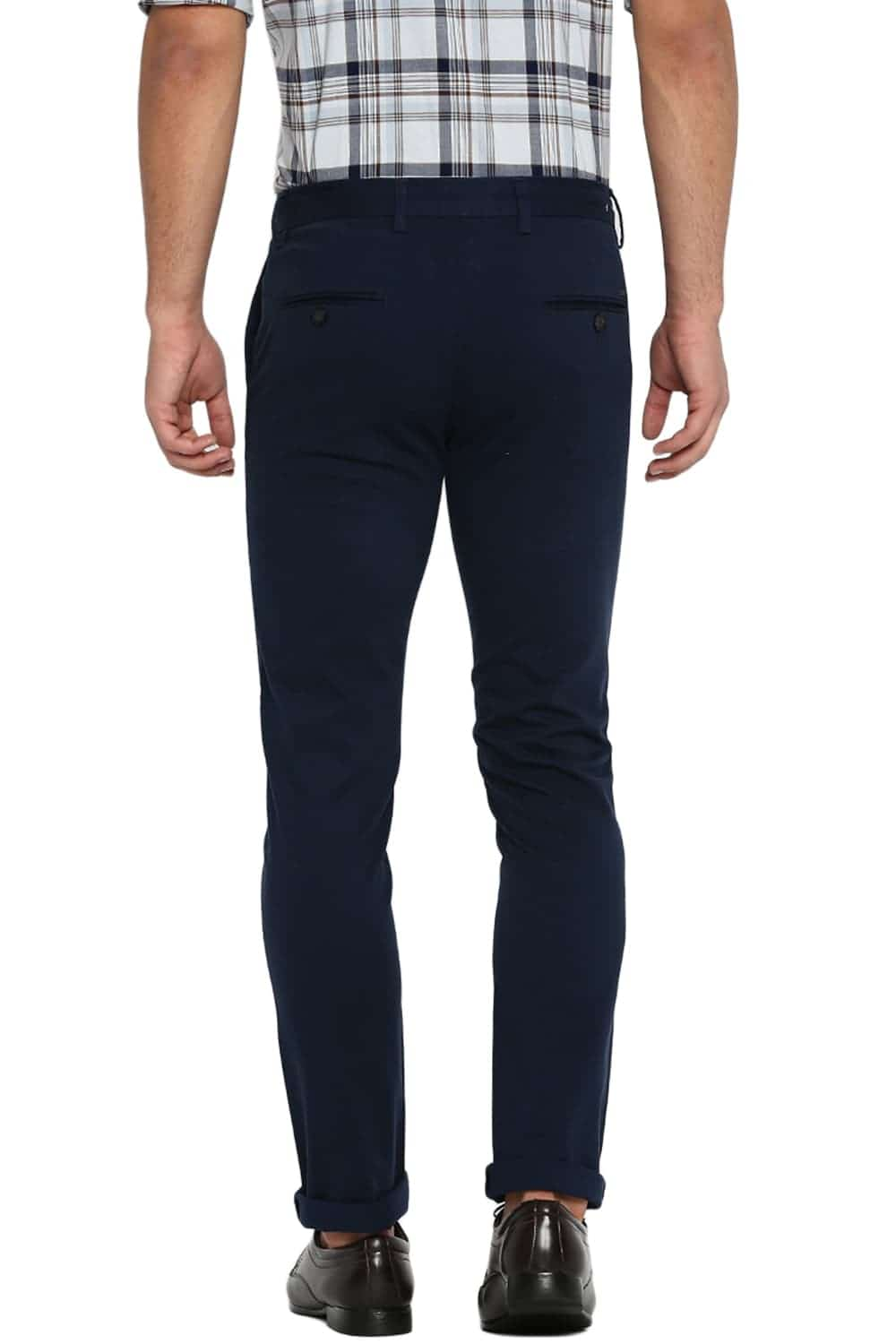 BASICS TAPERED FIT STRETCH TROUSER