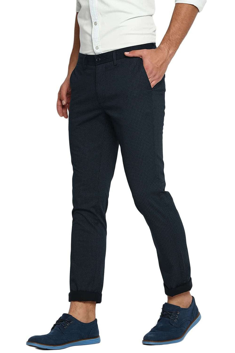 BASICS TAPERED FIT STRETCH TROUSER