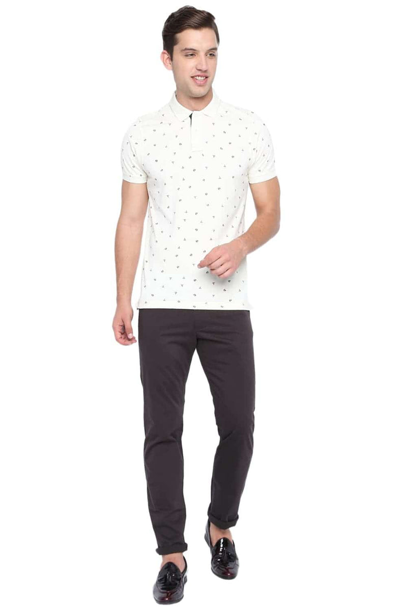 BASICS TAPERED FIT STRETCH TROUSER