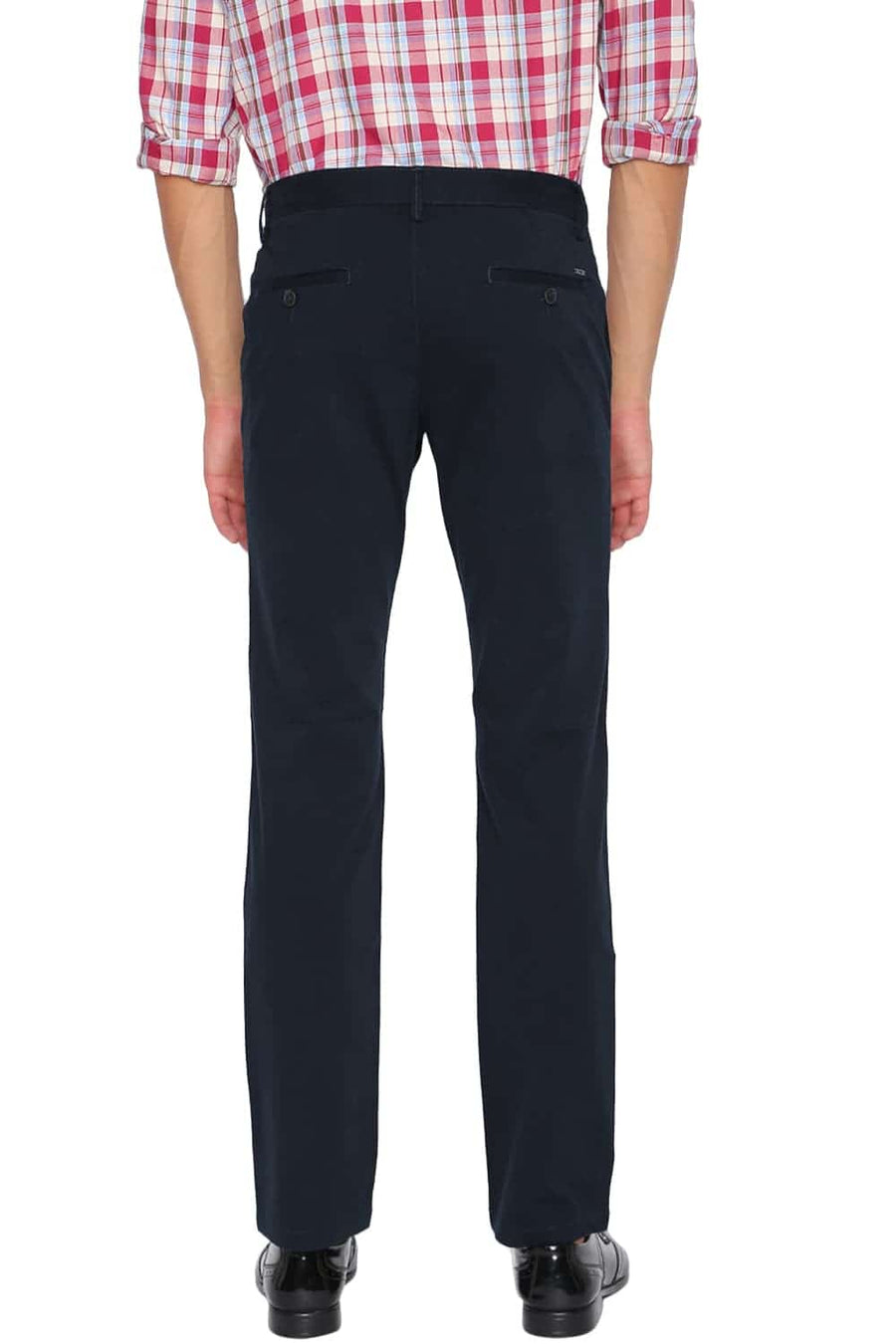 BASICS TAPERED FIT BLUE NIGHTS STRETCH TROUSER