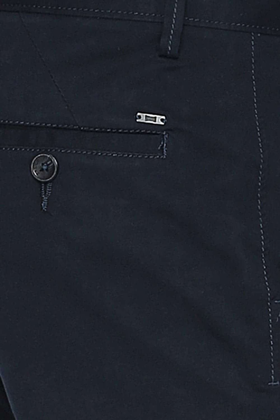 BASICS TAPERED FIT BLUE NIGHTS STRETCH TROUSER
