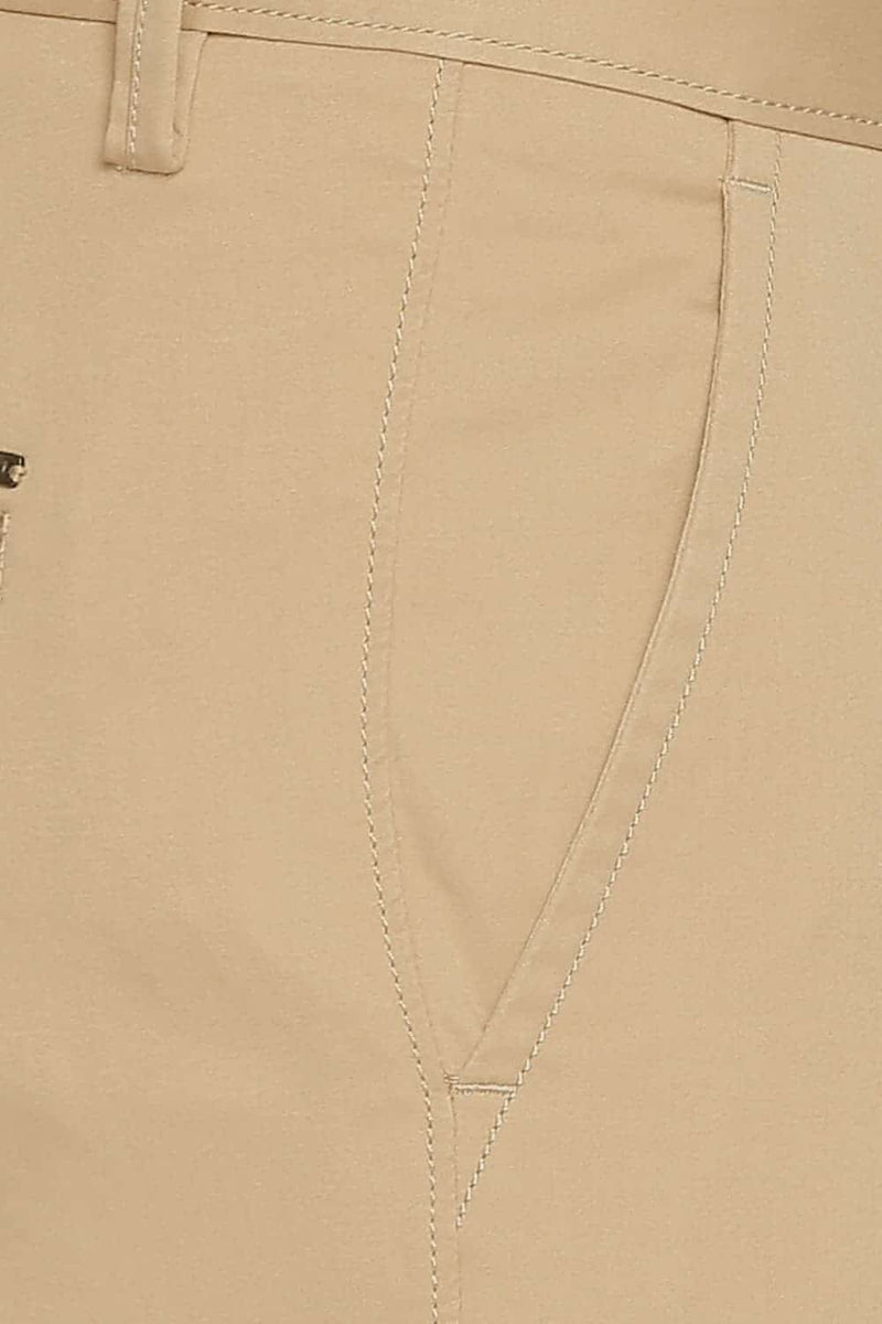 BASICS TAPERED FIT STRETCH TROUSER