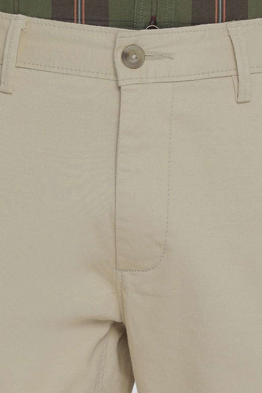 BASICS TAPERED FIT SAFARI STRETCH TROUSER