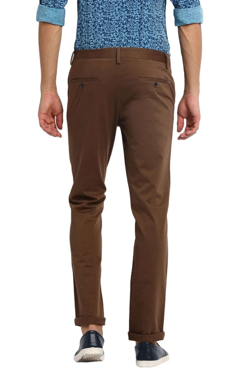 BASICS TAPERED FIT STRETCH TROUSER