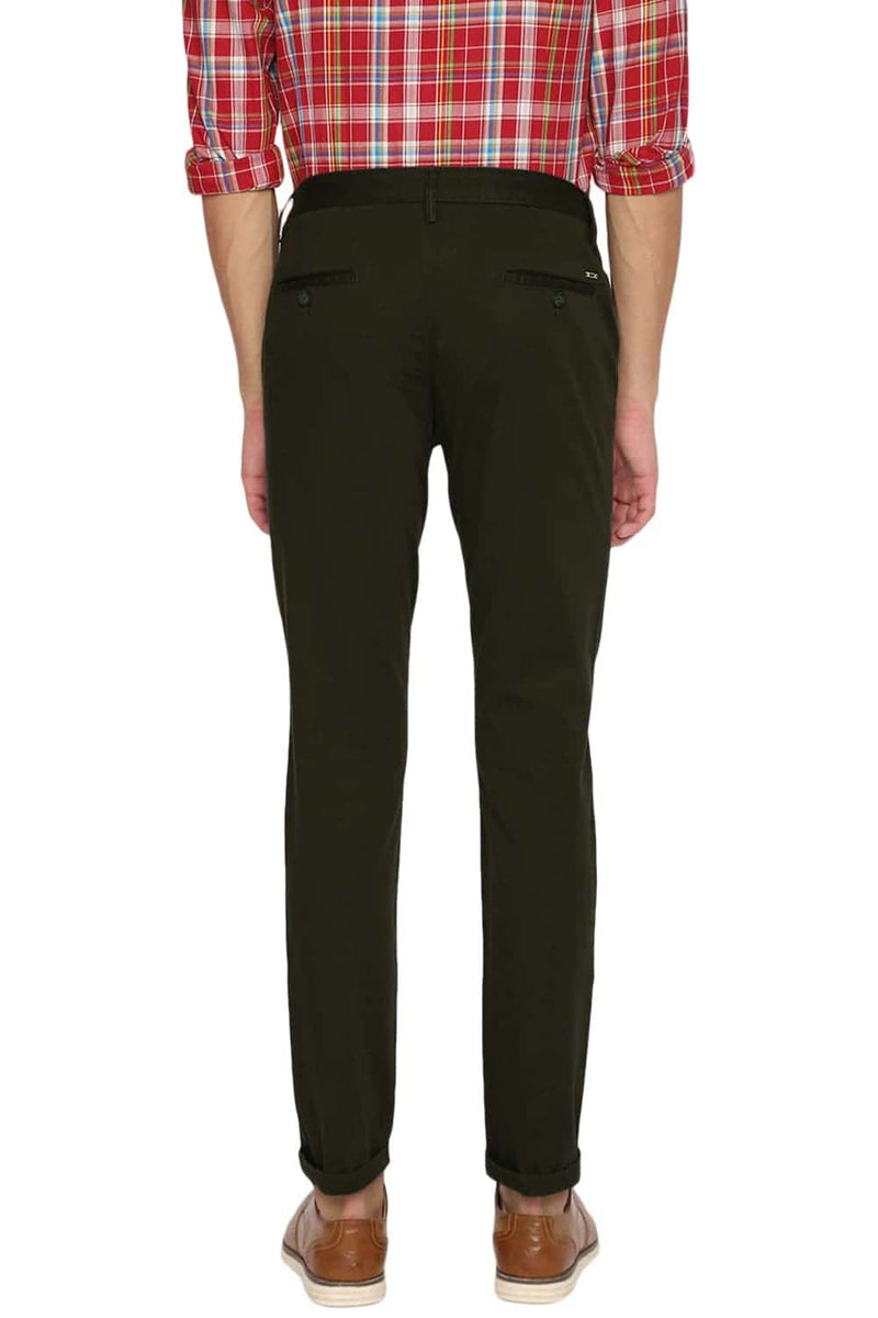 BASICS TAPERED FIT STRETCH TROUSER