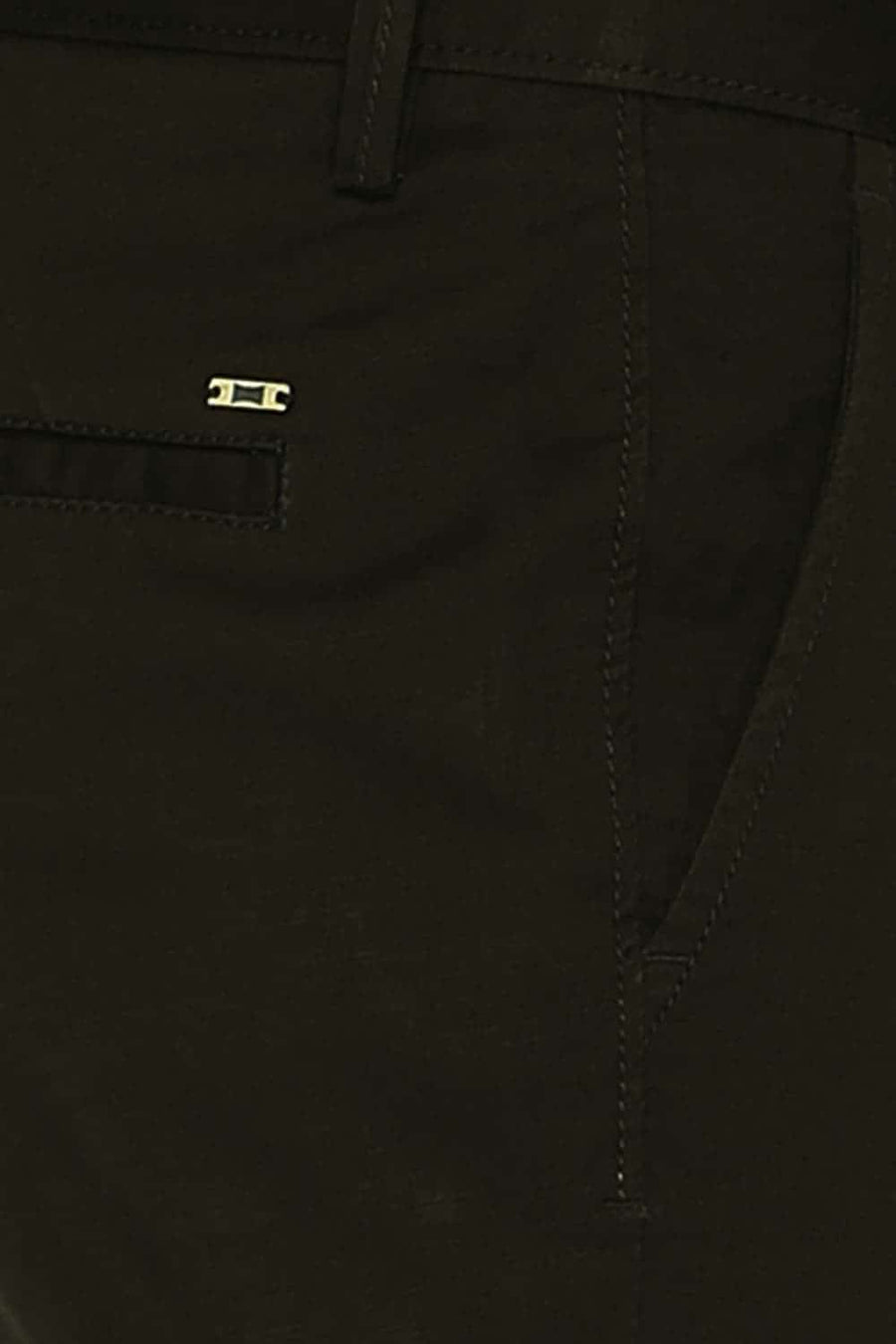BASICS TAPERED FIT FOREST NIGHT STRETCH TROUSER