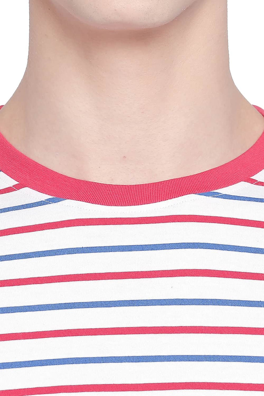BASICS MUSCLE FIT BRIGHT WHITE CREW NECK T SHIRT