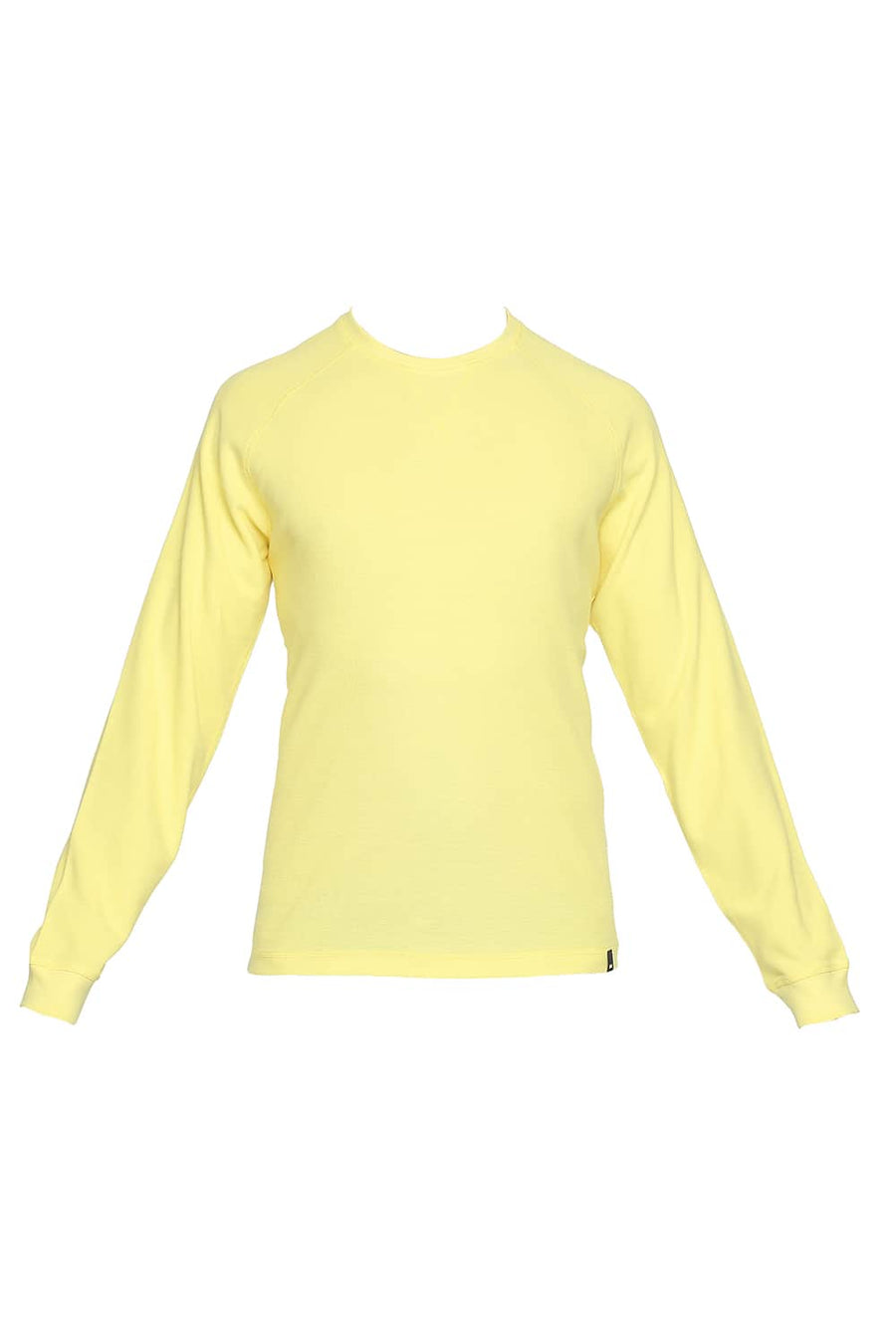 BASICS MUSCLE FIT LEMON DROP RAGLAN T SHIRT