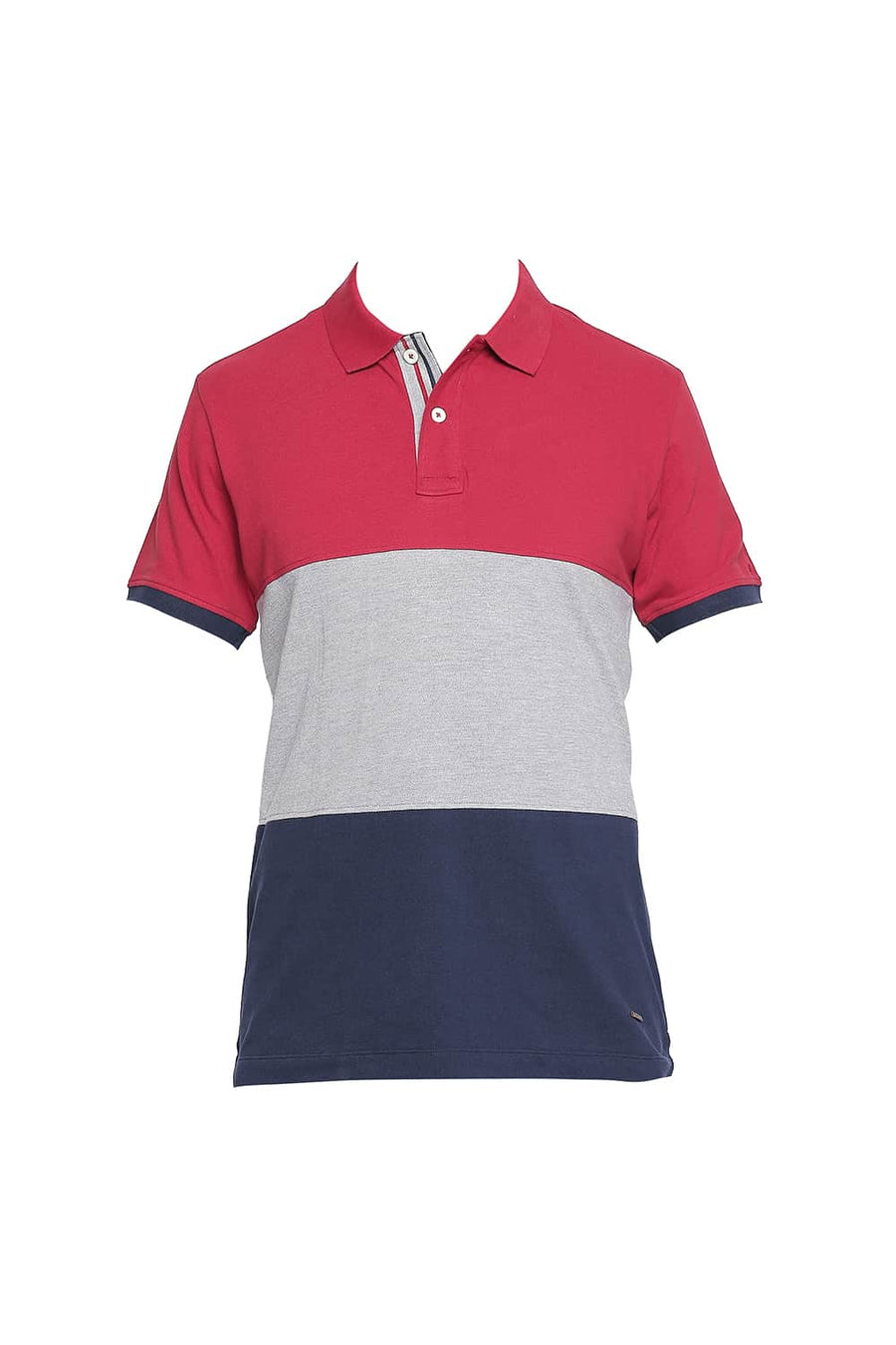 BASICS MUSCLE FIT CHILLI PEPPER POLO T SHIRT