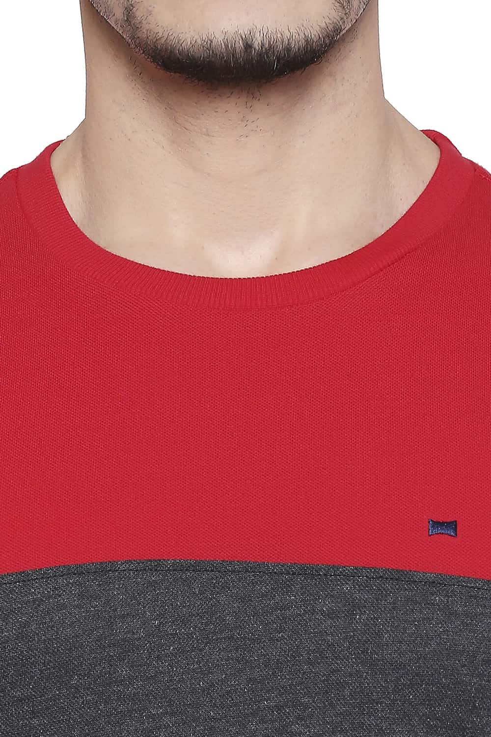 BASICS MUSCLE FIT CREW NECK T SHIRT