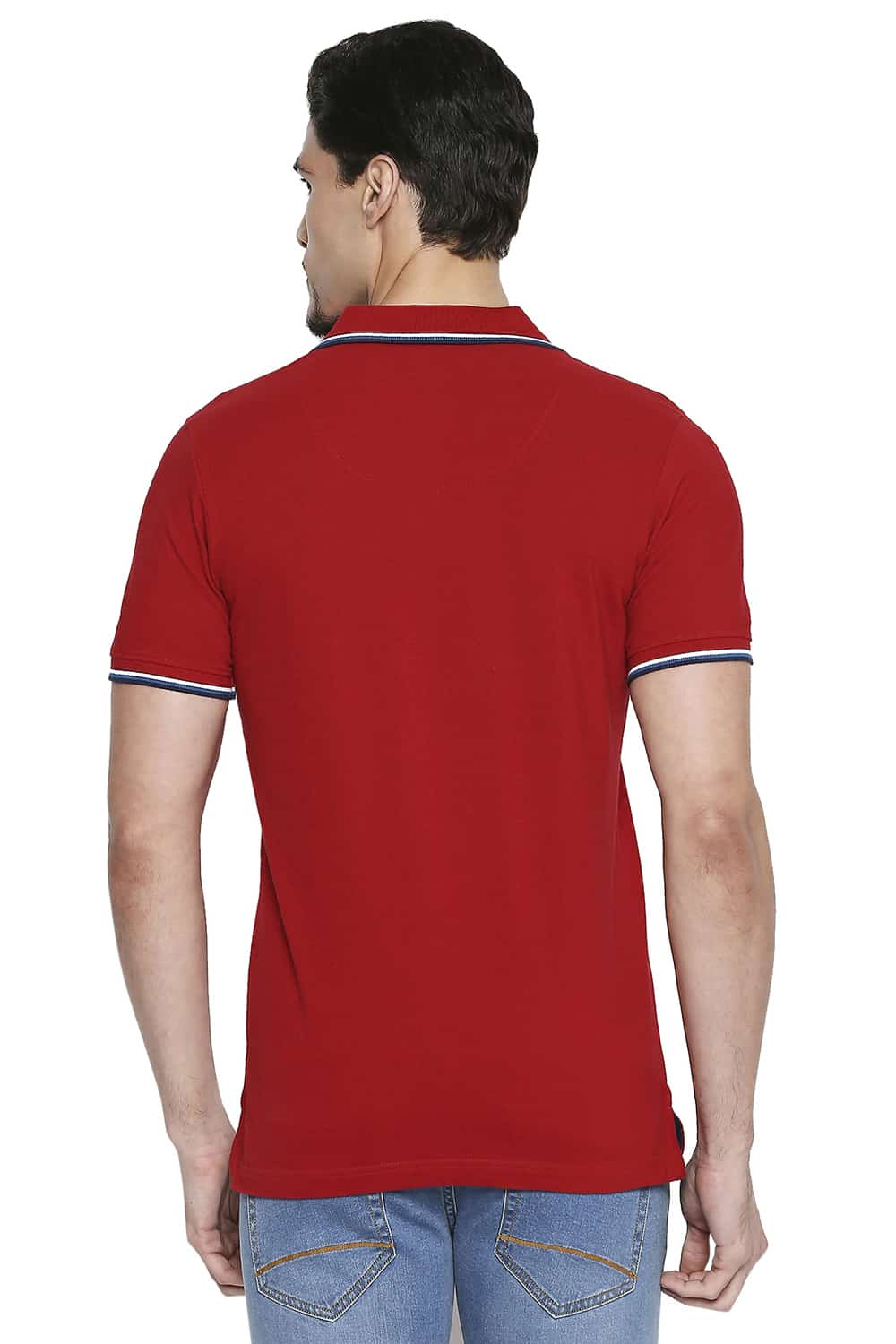 BASICS MUSCLE FIT POLO T SHIRT