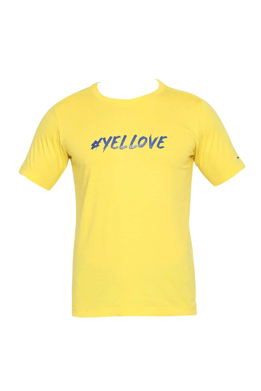 CSK ORIGINAL IPL YELLOVE YELLOW CREW NECK T SHIRT