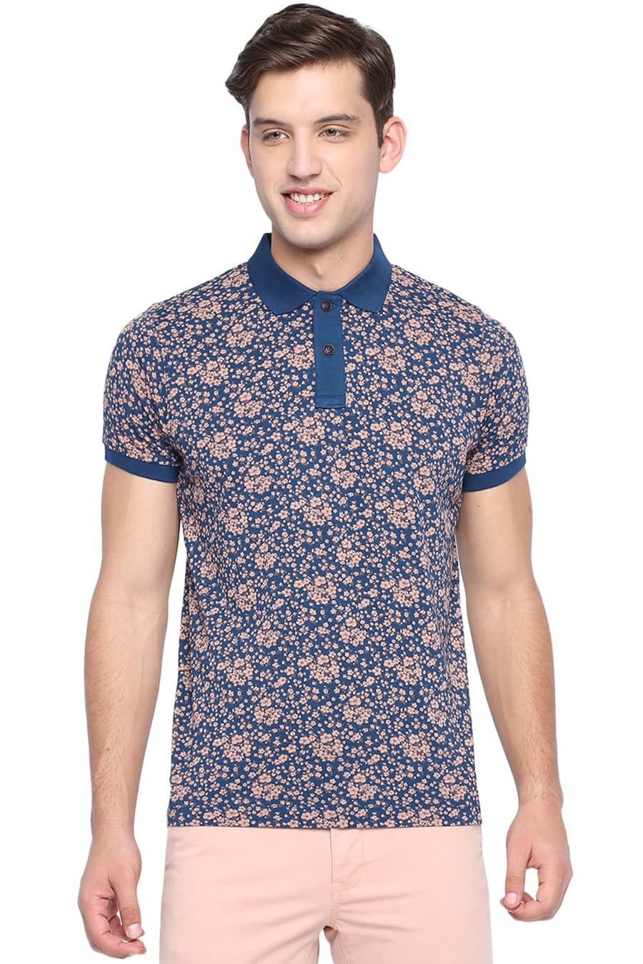 BASICS MUSCLE FIT POSEIDON POLO T SHIRT