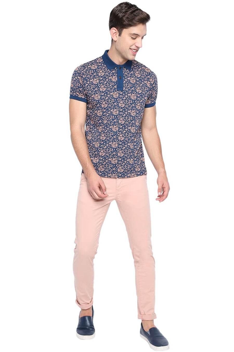 BASICS MUSCLE FIT POSEIDON POLO T SHIRT
