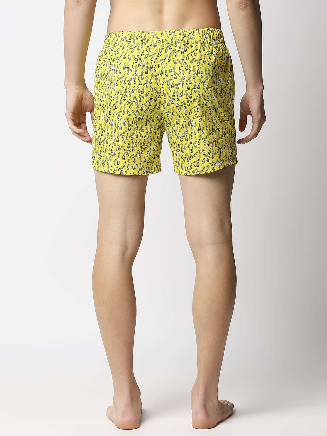 BASICS PRINTED PURE COTTON BOXERS