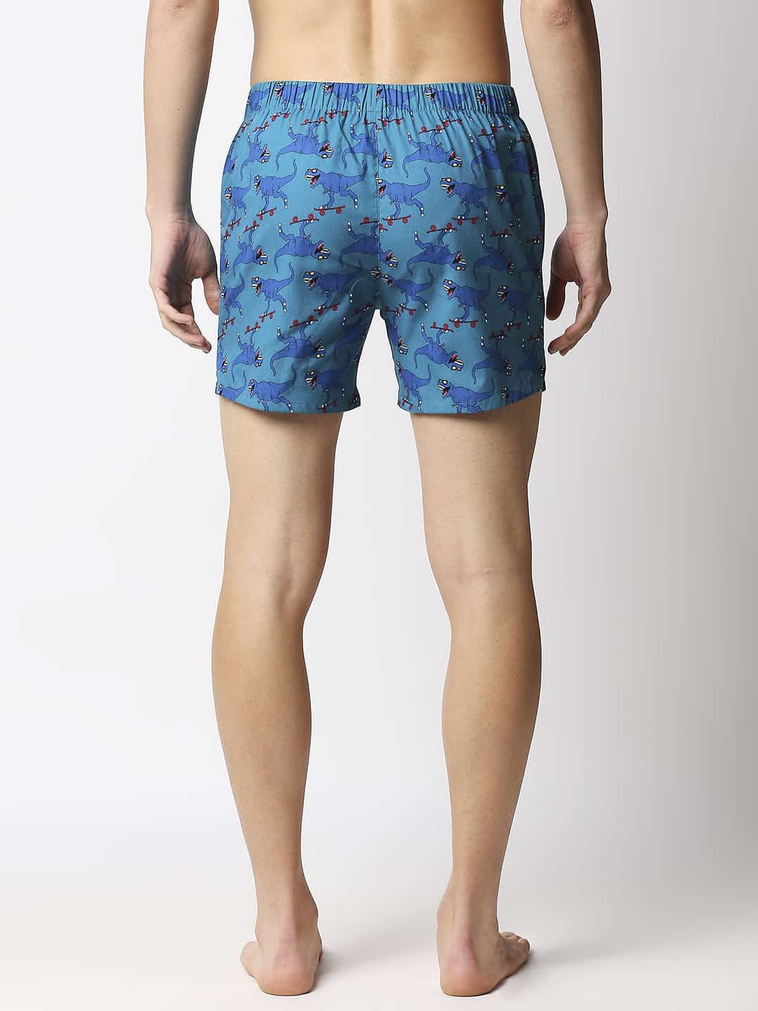 BASICS PRINTED PURE COTTON BOXERS