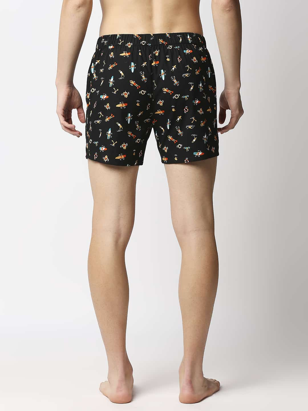 BASICS PRINTED PURE COTTON BOXERS