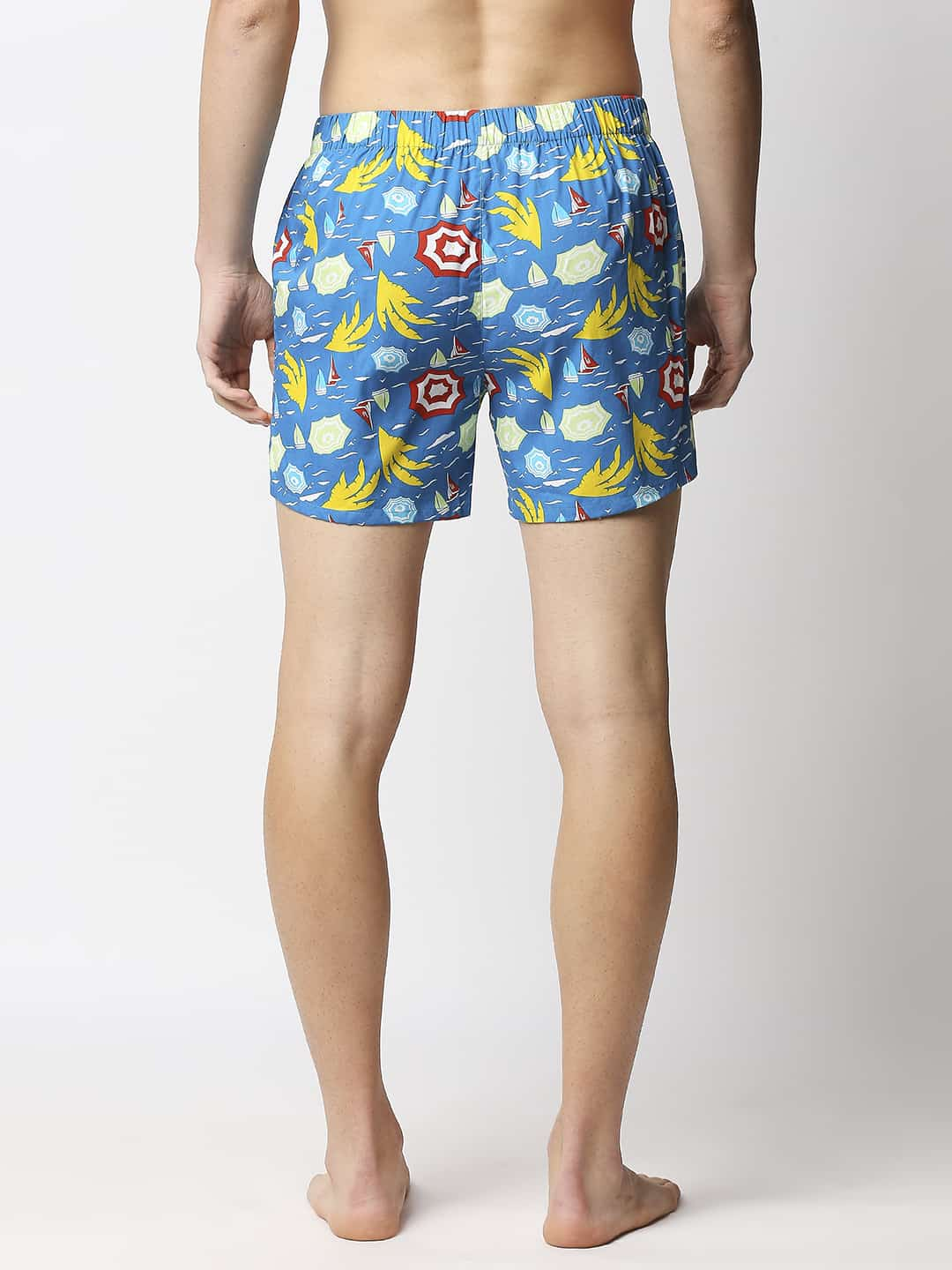 BASICS PRINTED PURE COTTON BOXERS