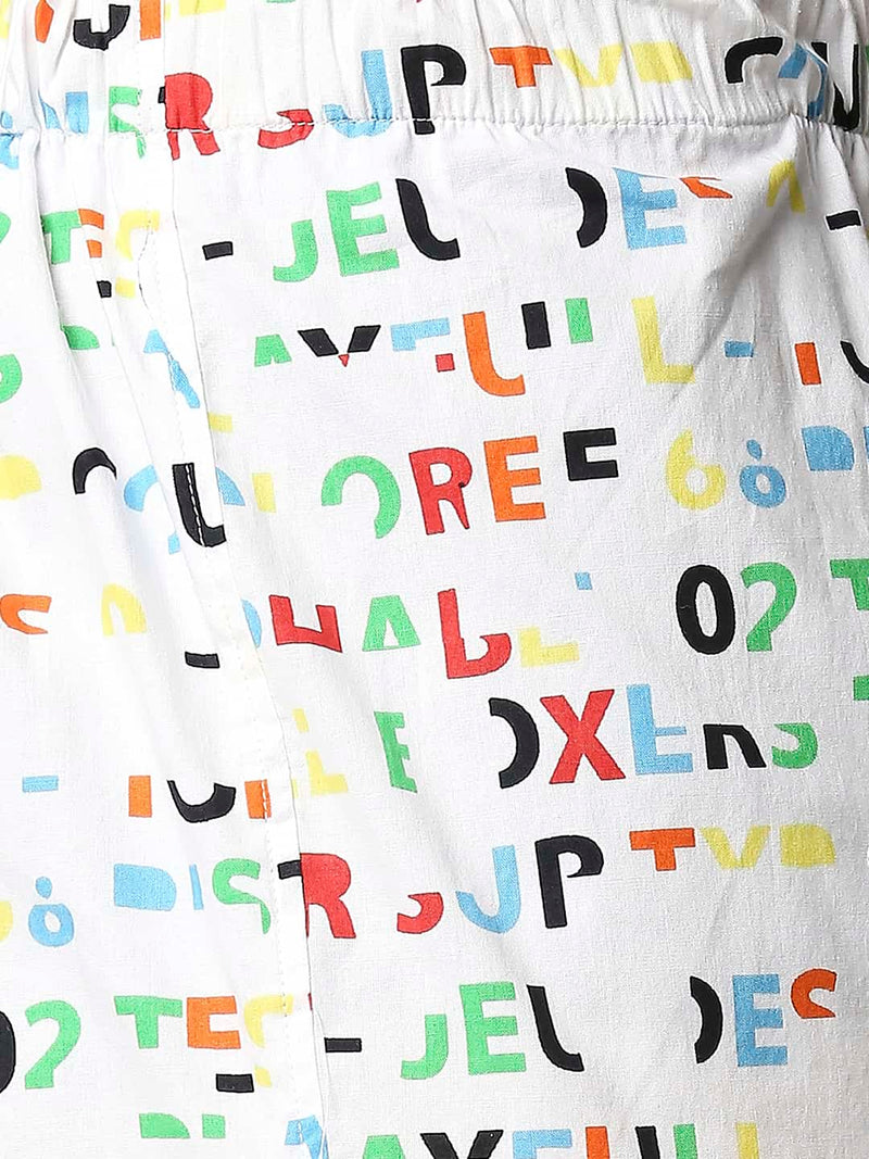 BASICS PRINTED PURE COTTON BOXERS