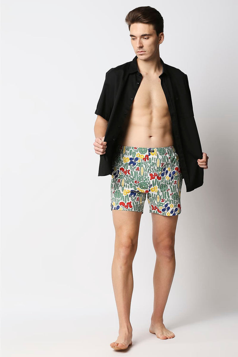 Printed Pure Cotton Boxers