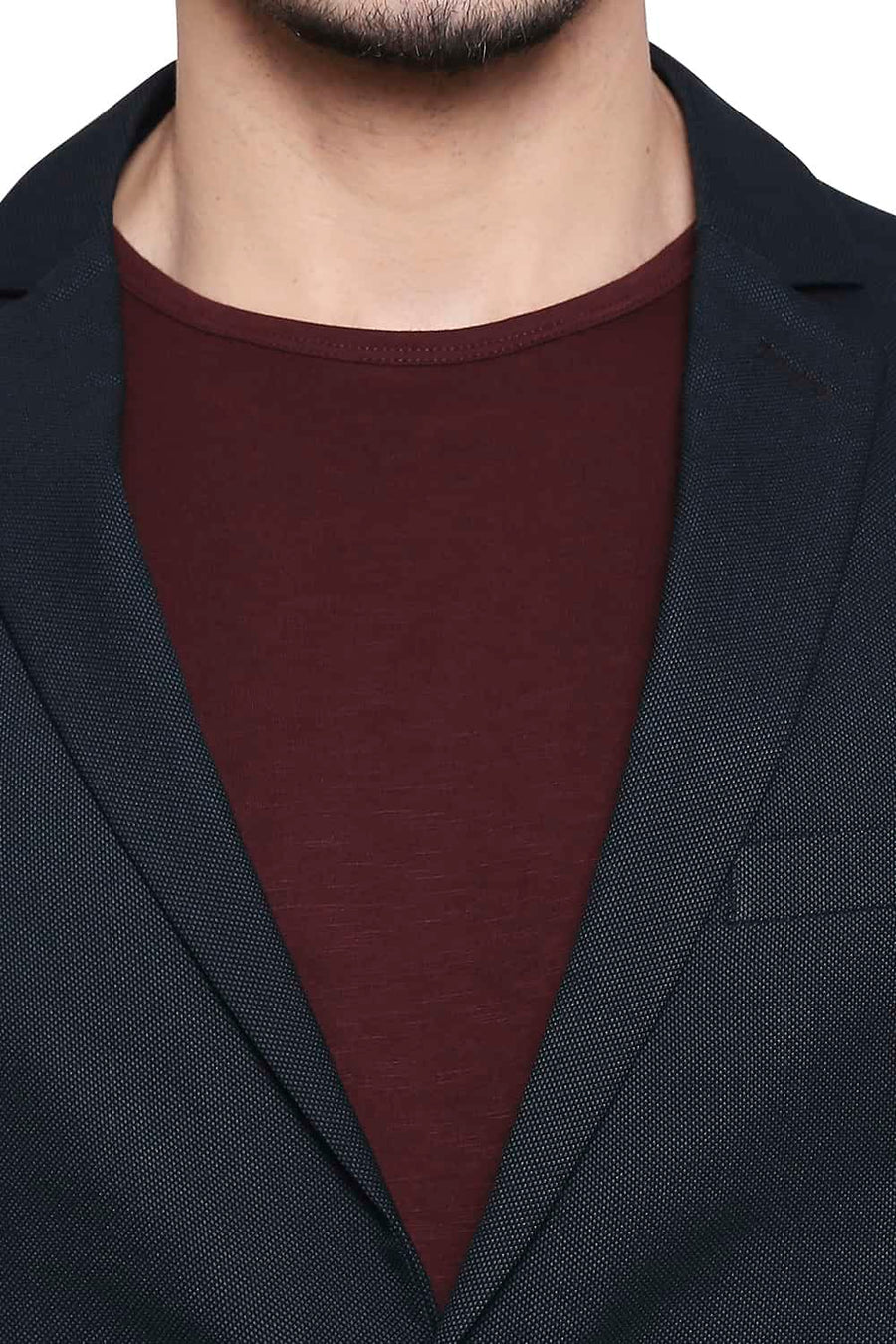 BASICS COMFORT FIT BLACK OLIVE 2 BUTTON STRETCH BLAZER