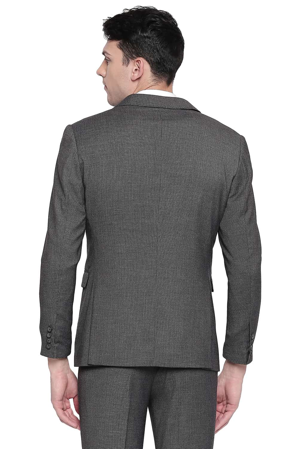 BASICS COMFORT FIT 2 BUTTON STRETCH BLAZER