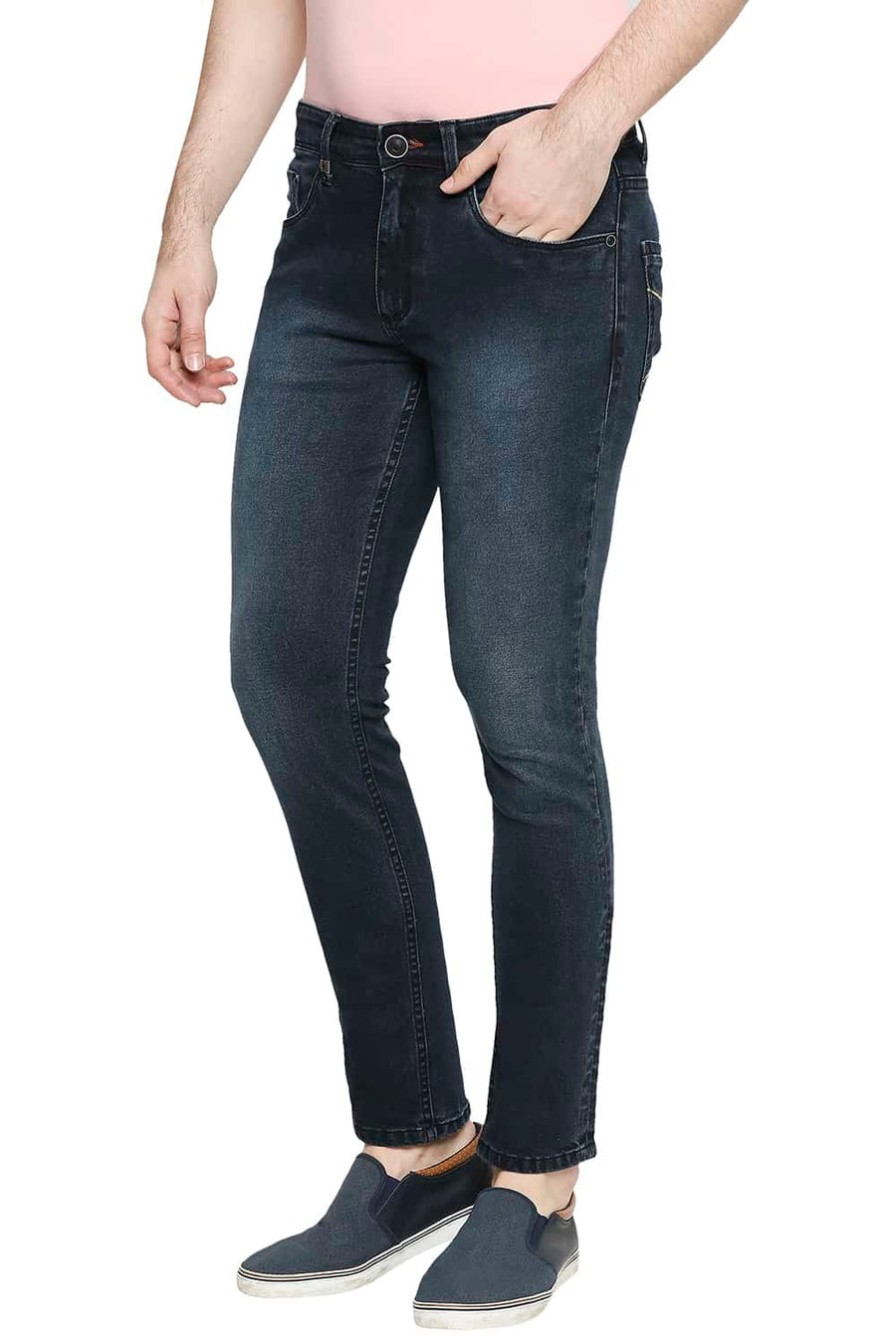 BASICS BLADE FIT MOOD INDIGO STRETCH JEANS
