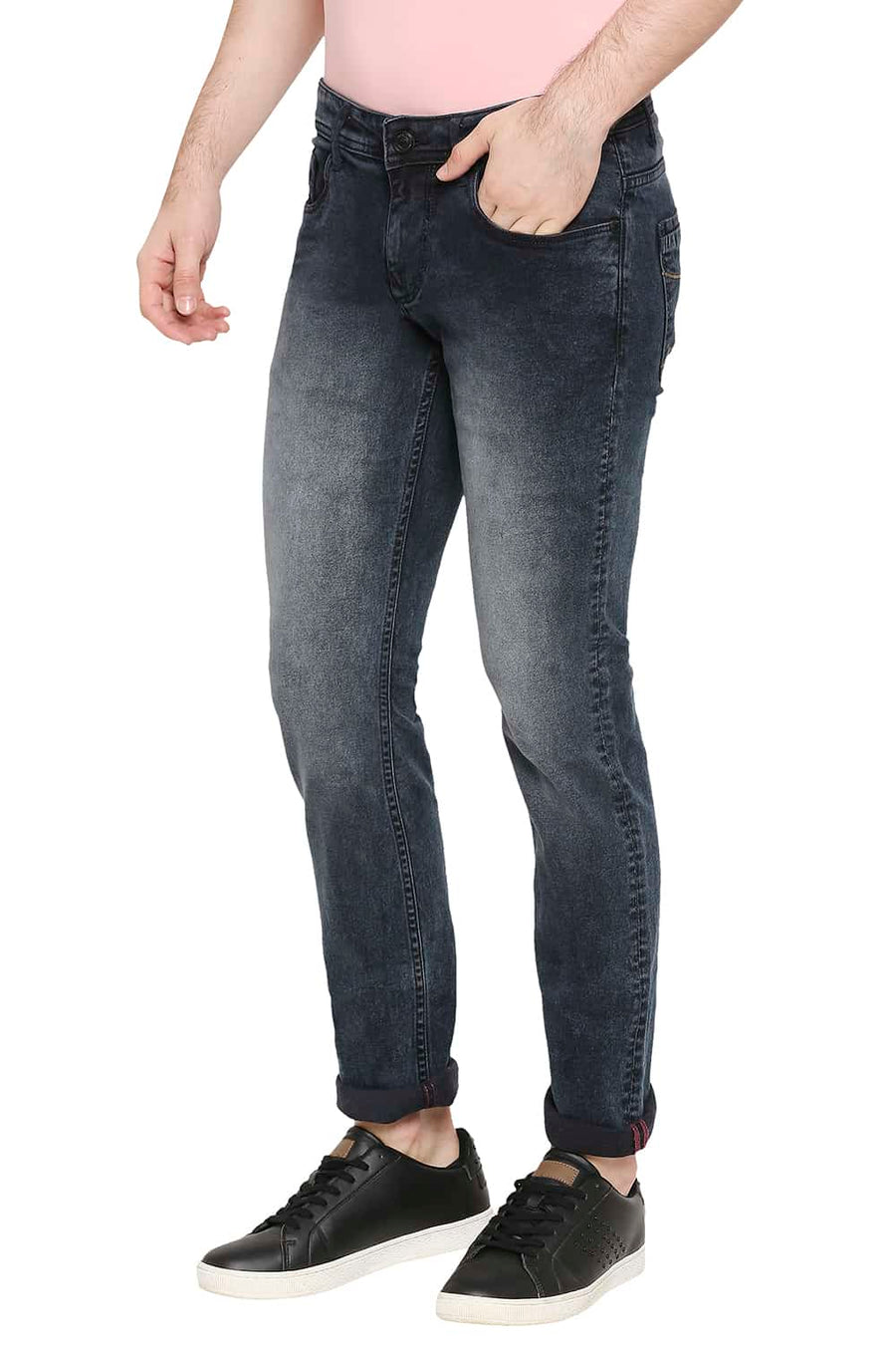 BASICS TORQUE FIT BLUE NIGHTS STRETCH JEANS