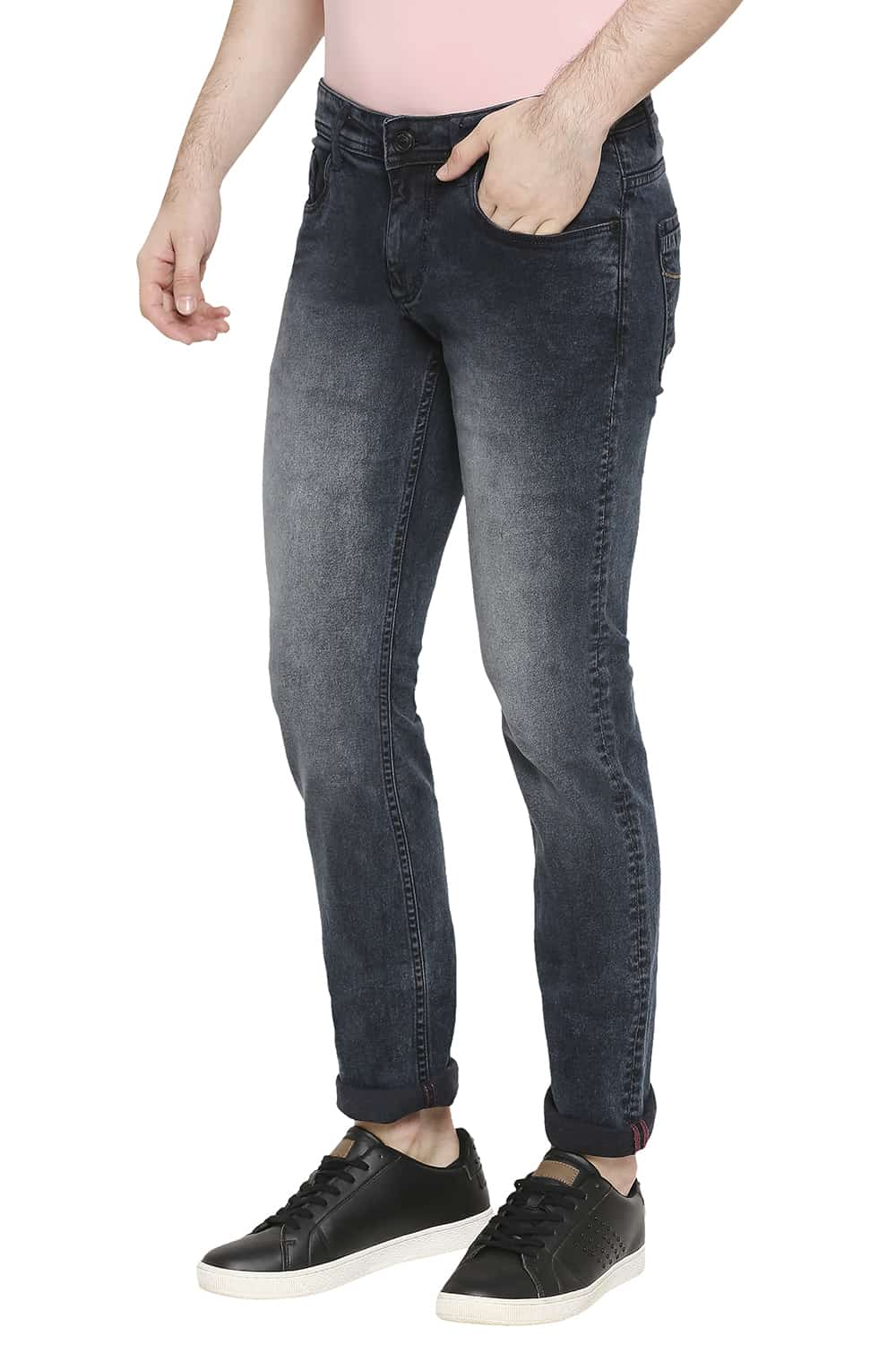 BASICS TORQUE FIT STRETCH JEANS