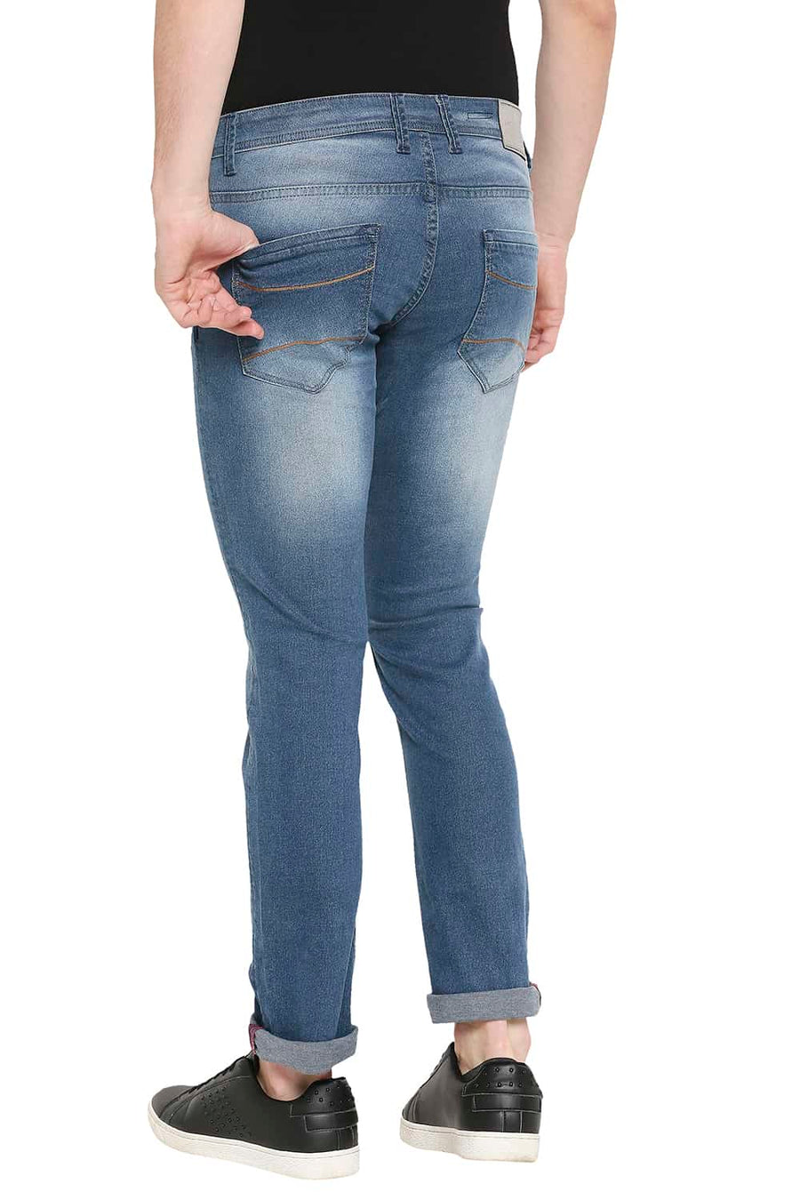 BASICS TORQUE FIT MOONLIGHT BLUE STRETCH JEANS