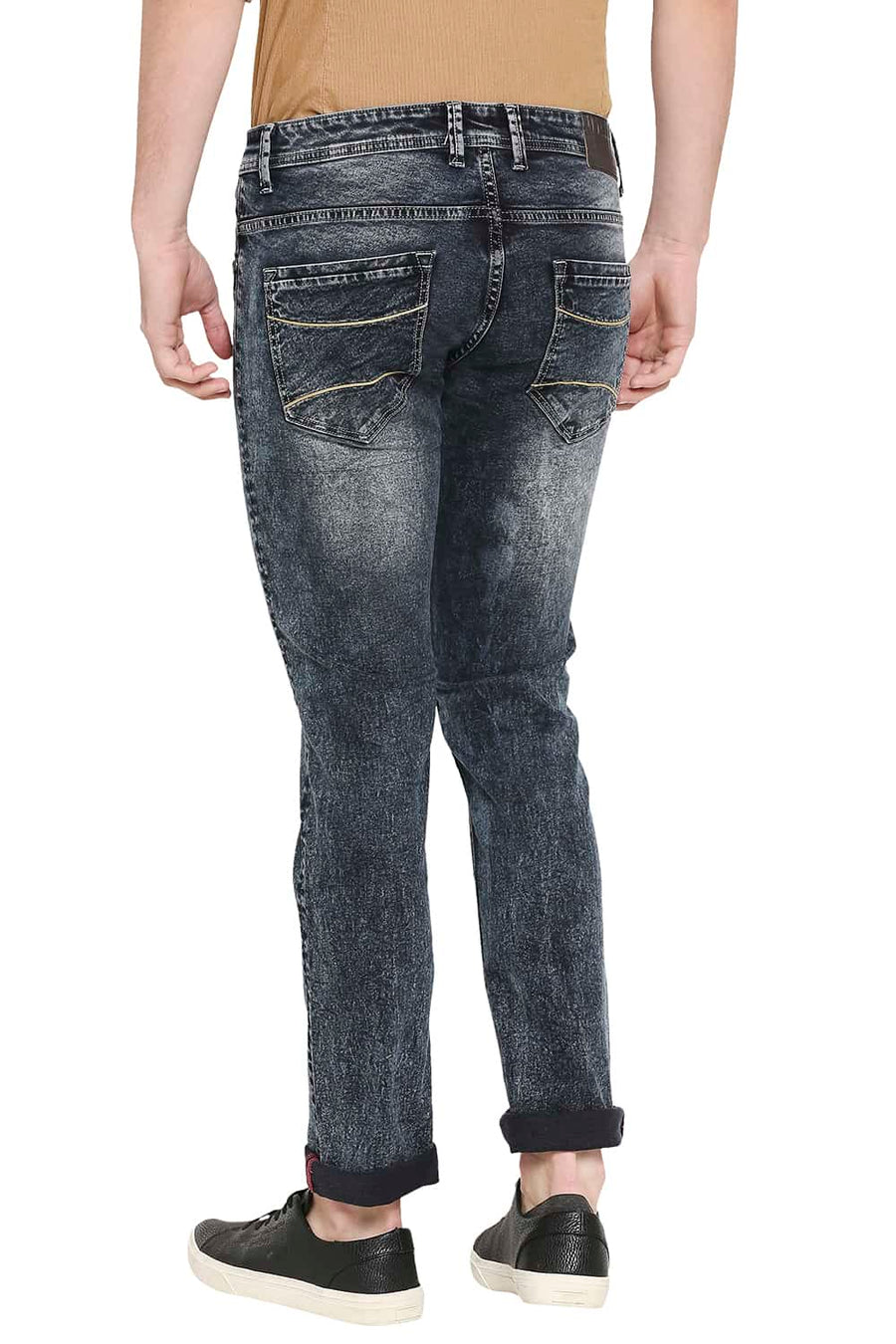 BASICS TORQUE FIT OMBRE BLUE STRETCH JEANS