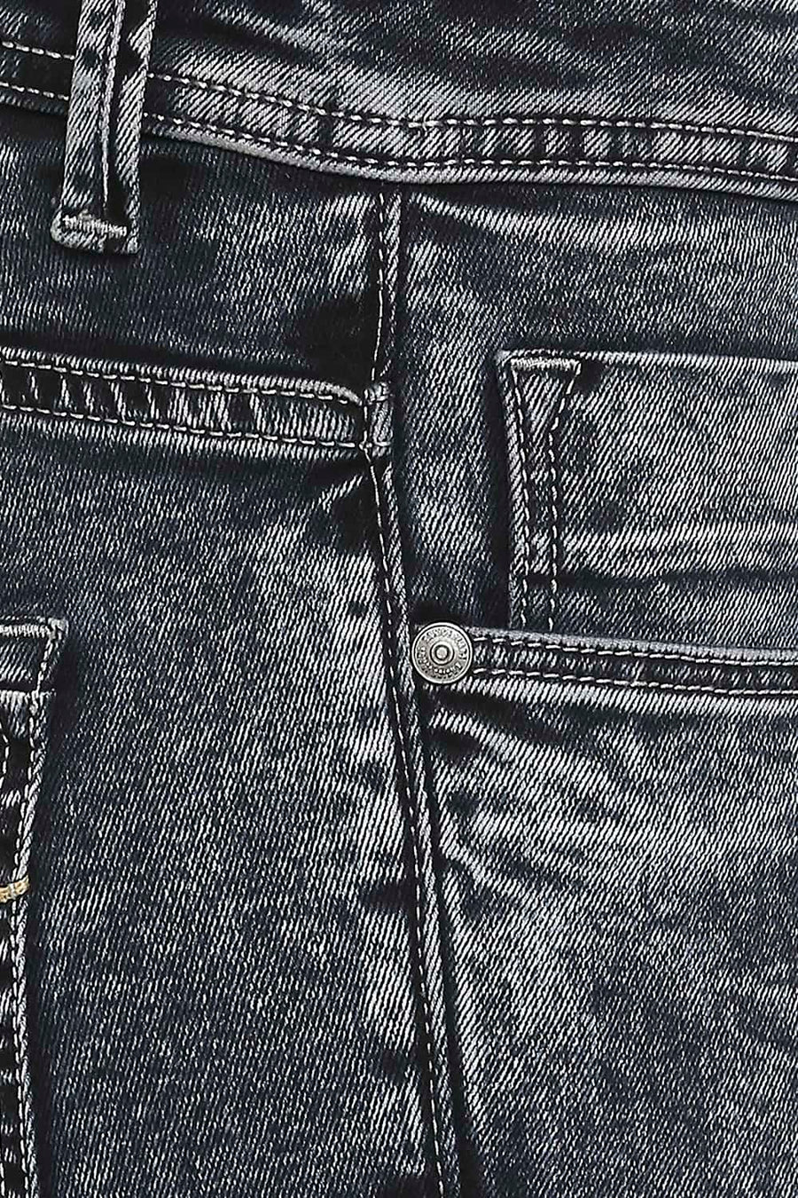 BASICS TORQUE FIT OMBRE BLUE STRETCH JEANS