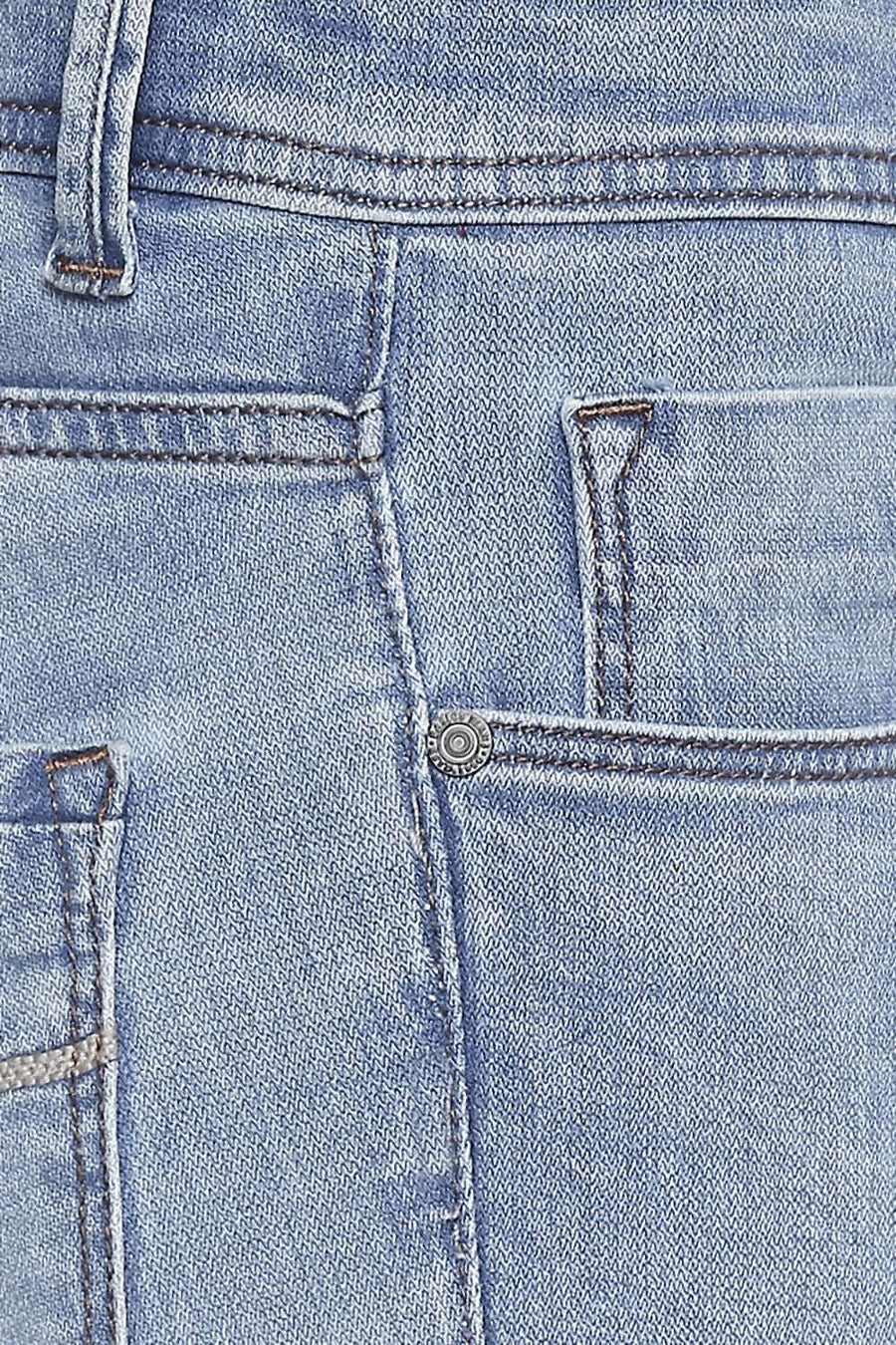 BASICS BLADE FIT FADED DENIM STRETCH JEANS