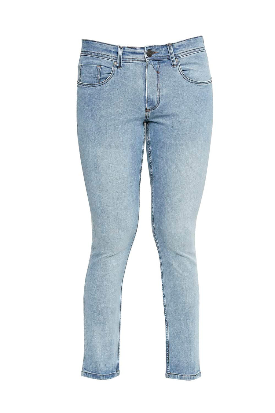 BASICS BLADE FIT FADED DENIM STRETCH JEANS