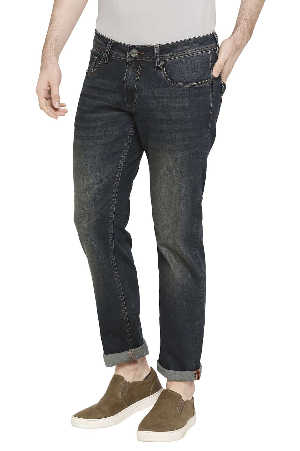 BASICS BLADE FIT STRETCH JEANS