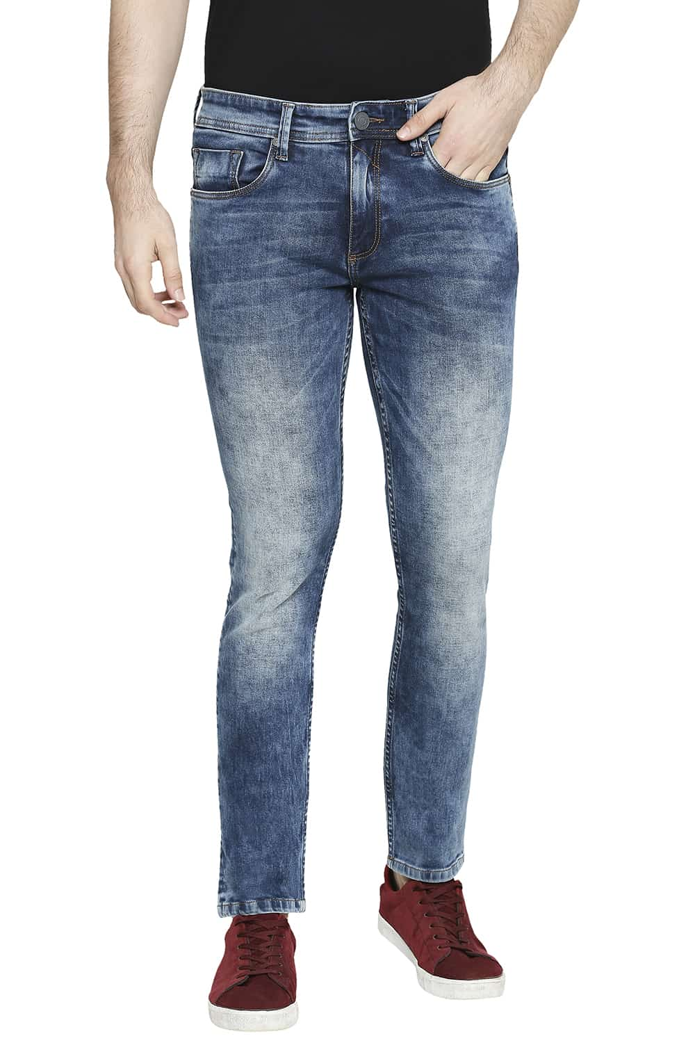 BASICS BLADE FIT STRETCH JEANS