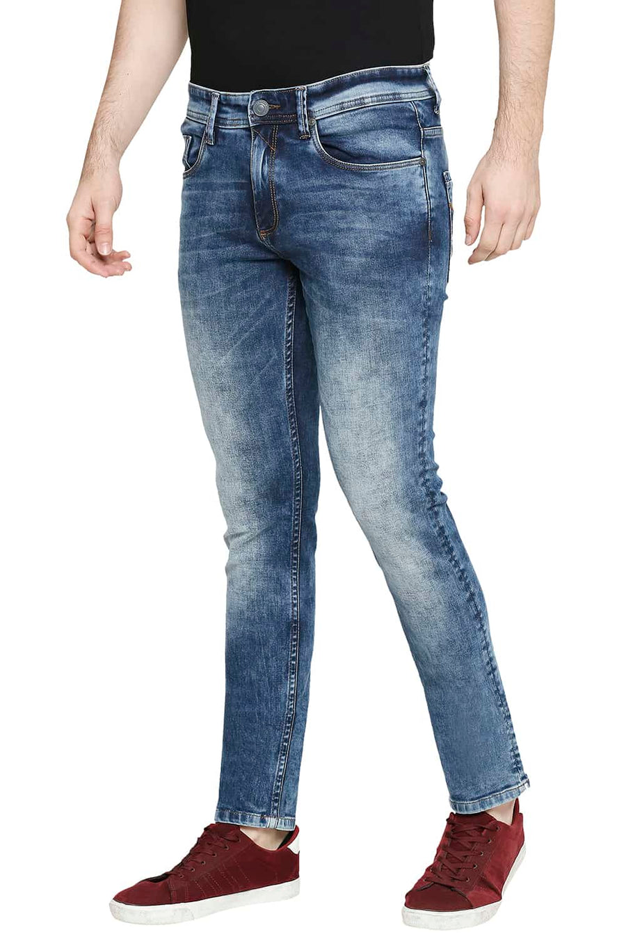 BASICS BLADE FIT MOONLIGHT BLUE STRETCH JEANS